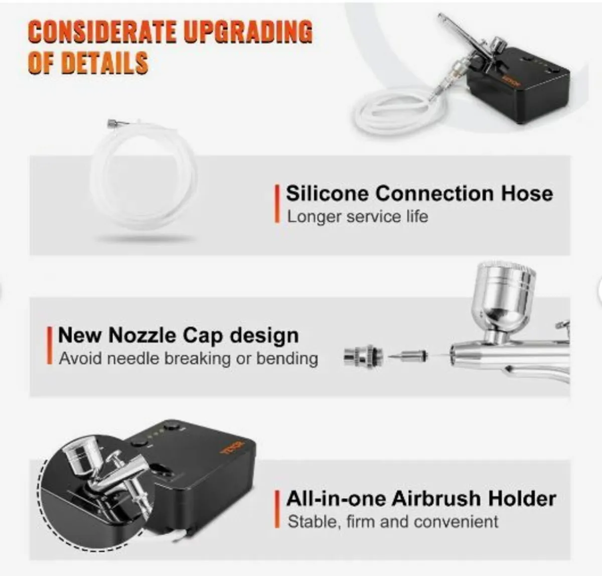 Airbrush Kit, Portable Airbrush Set - Image 2