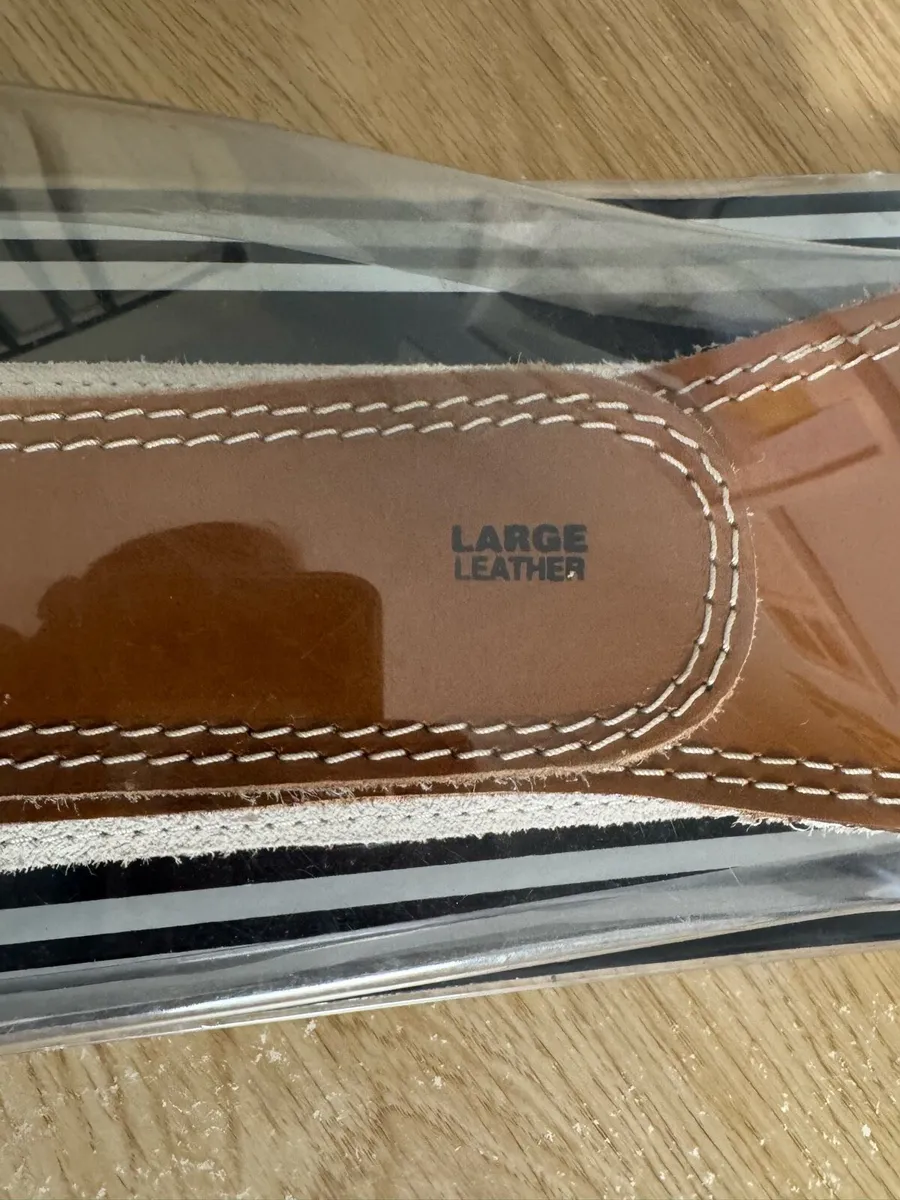 Leather Weight Lifting Belt (New) - Image 2