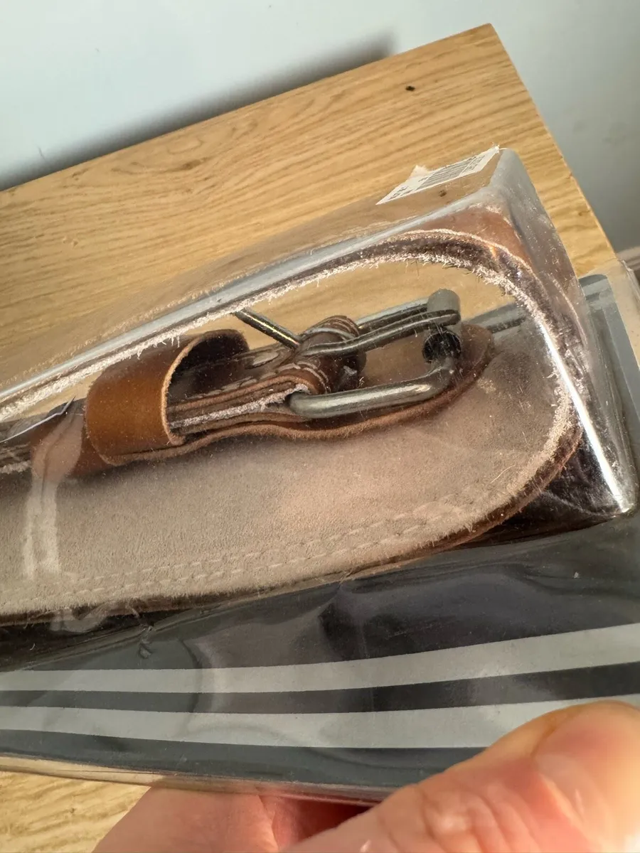 Leather Weight Lifting Belt (New) - Image 3