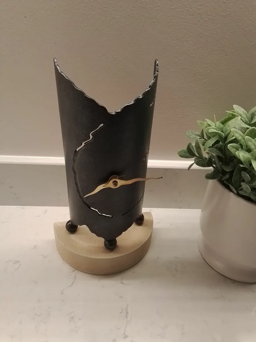 PADRAIG O MURCHU METAL FRAMED CLOCK - Image 1