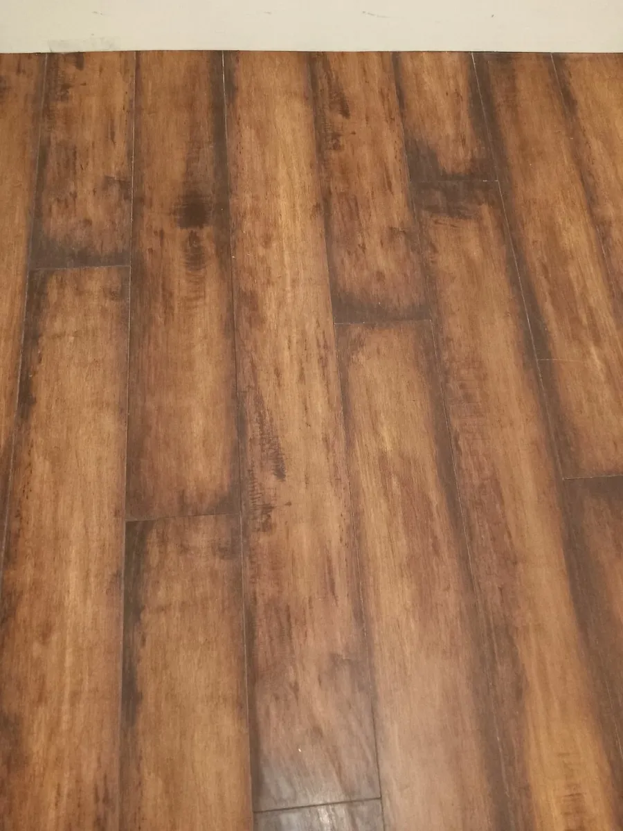 Bargain Laminate Flooring - Rustic Wood Effect - Image 1