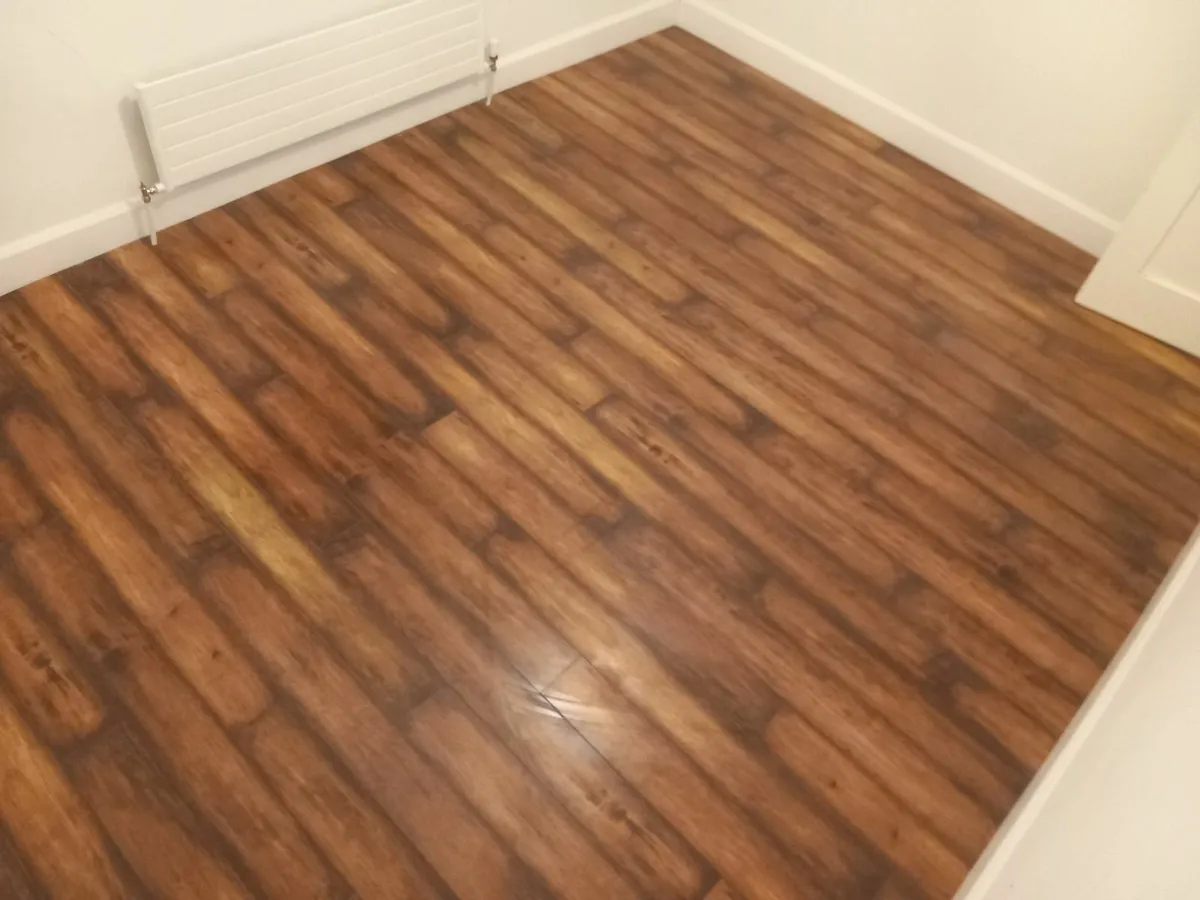Bargain Laminate Flooring - Rustic Wood Effect - Image 2