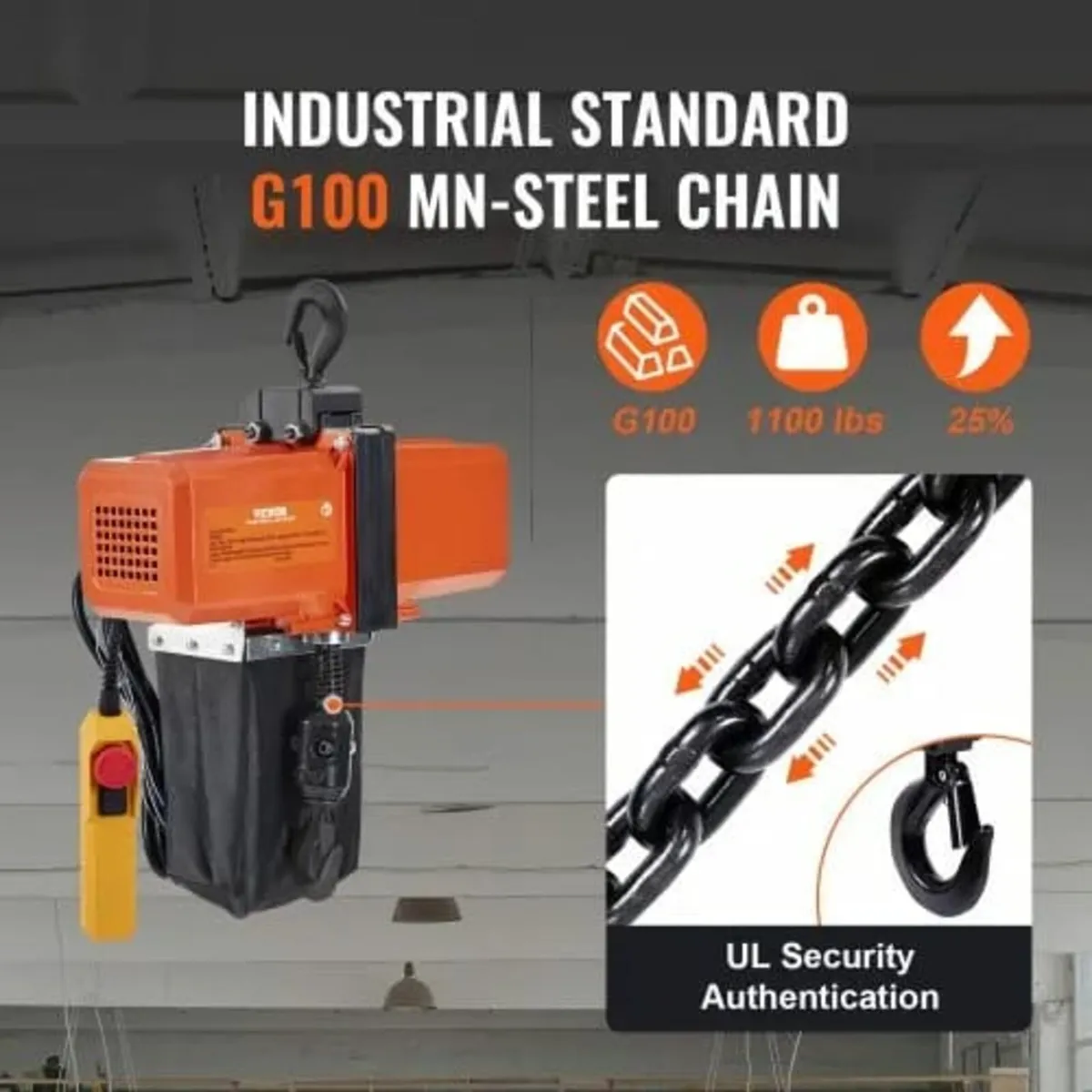 Electric Chain Hoist Single Phase Crane Hoist 499 - Image 3