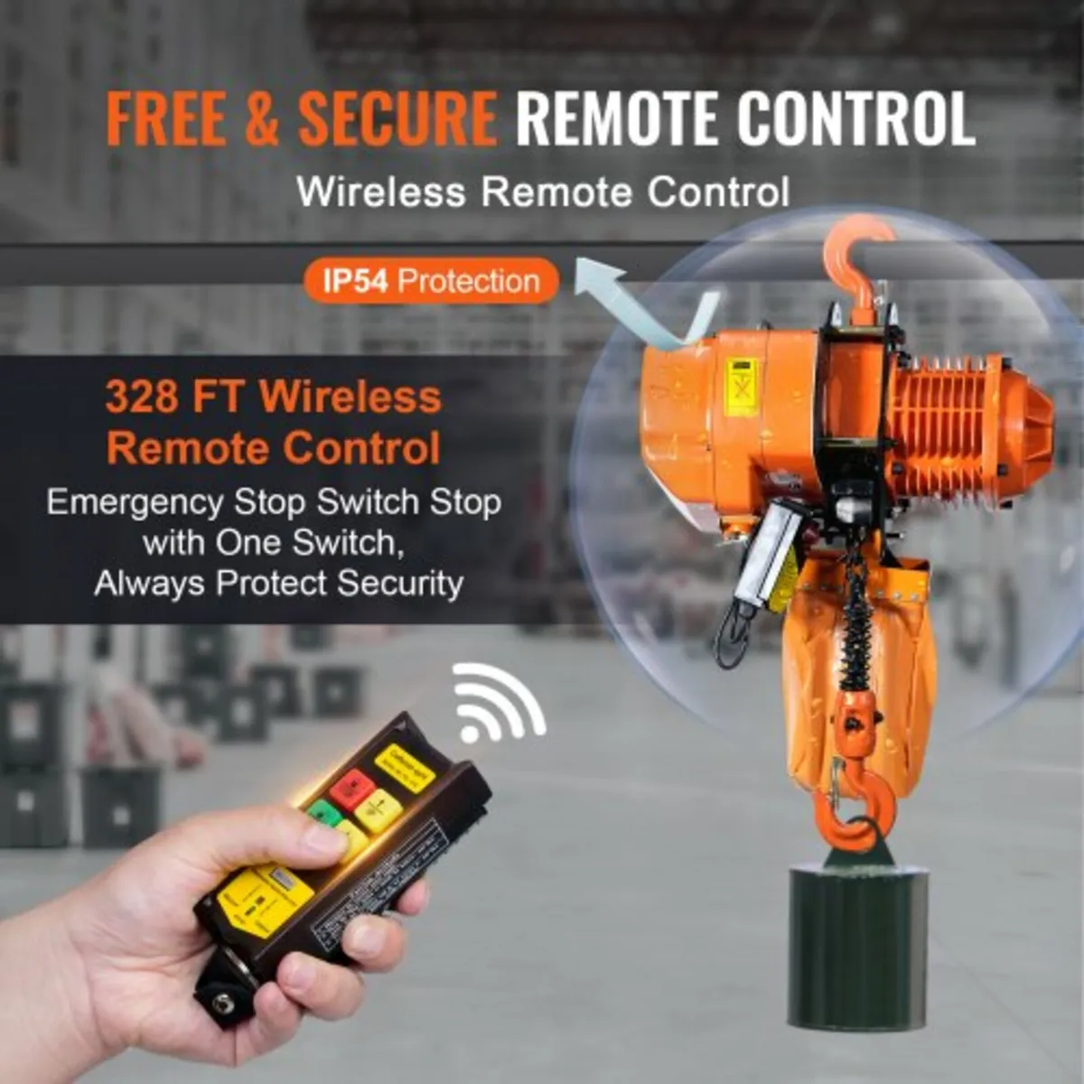 Electric Chain Hoist Three Phase Crane Hoist 1995. - Image 3