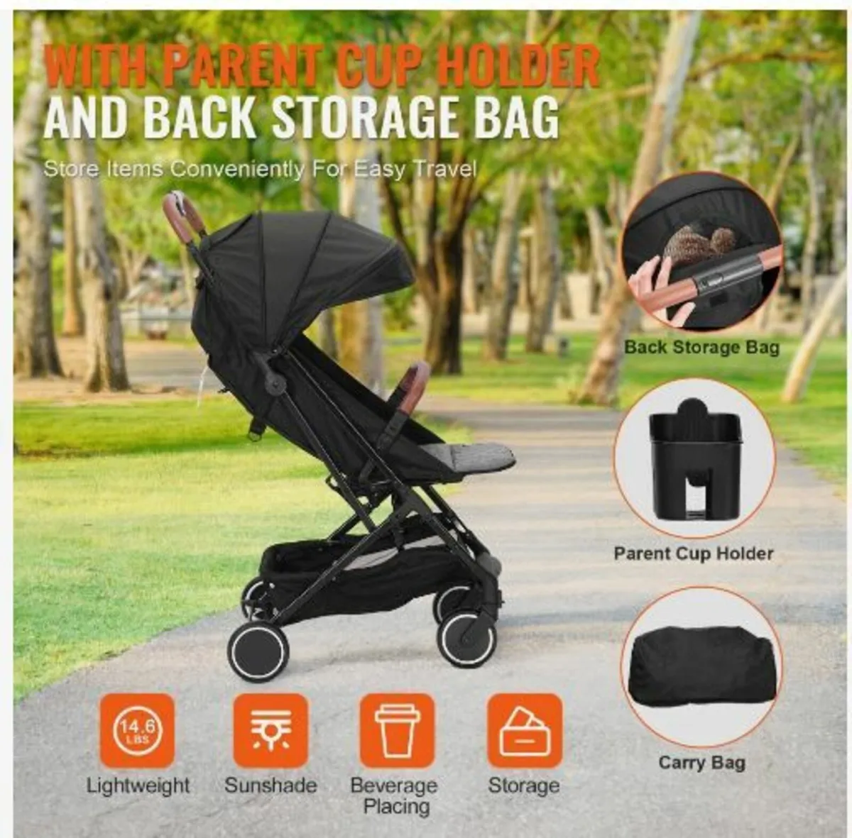 Standard Baby Infant Stroller - Image 4
