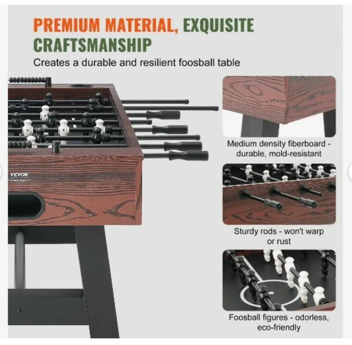 Foosball Table, 55 inch Standard Size - Image 3