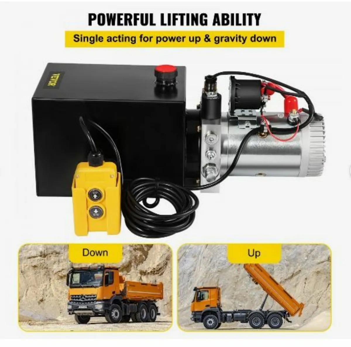 6L Hydraulic Pump Single-Acting Hydraulic - Image 3