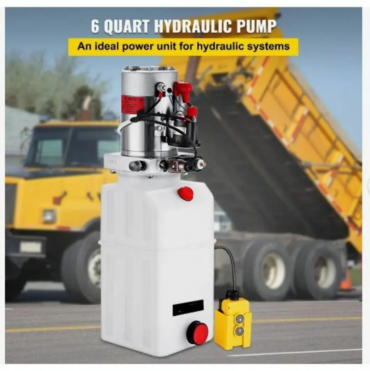 6 Quart Hydraulic Power Unit Single Acting - Image 2