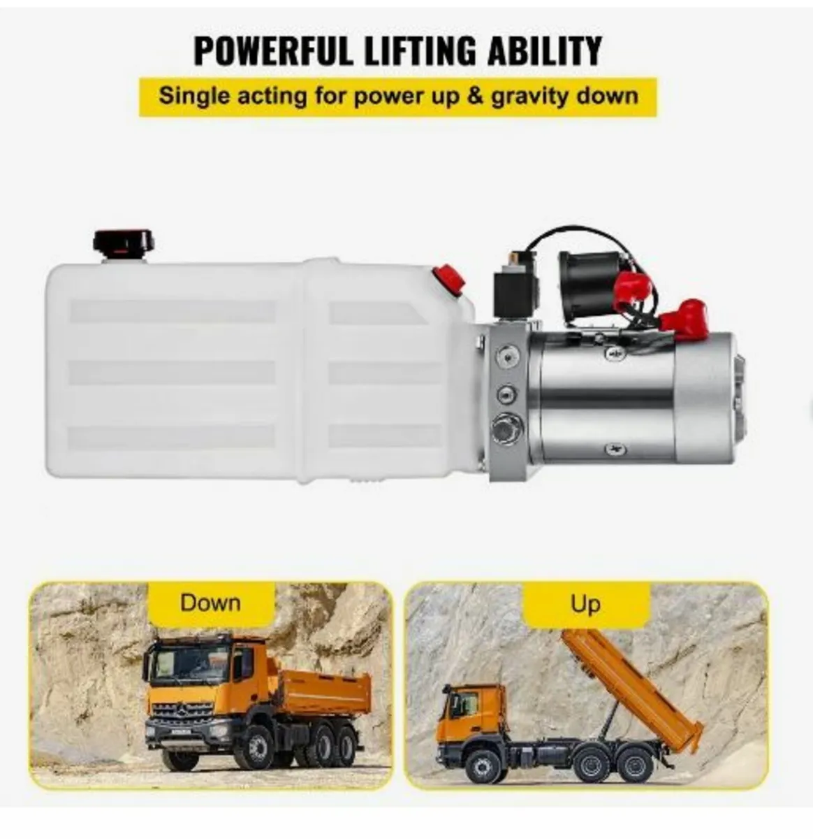 6 Quart Hydraulic Power Unit Single Acting - Image 3