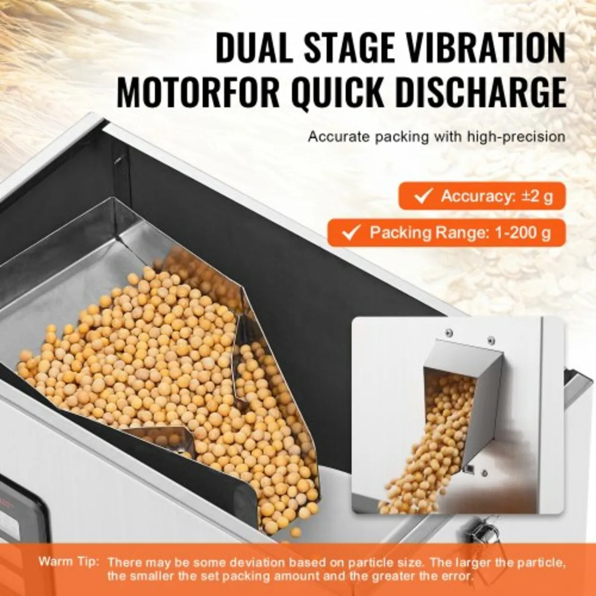 Powder Filling Machine, 0.002-0.44lbs/1-200g, Auto - Image 4