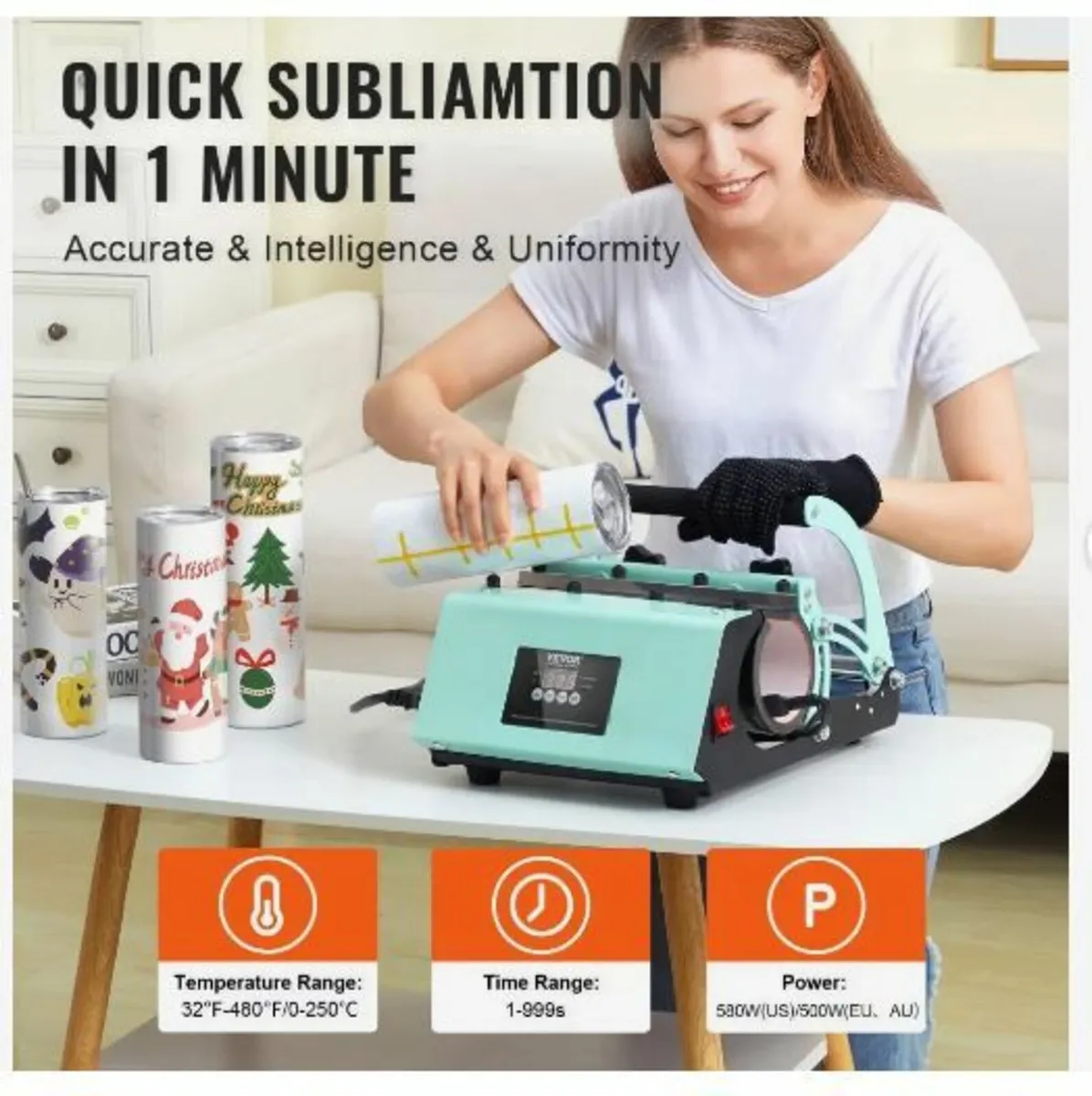 Tumbler Heat Press Machine and Sublimation - Image 2