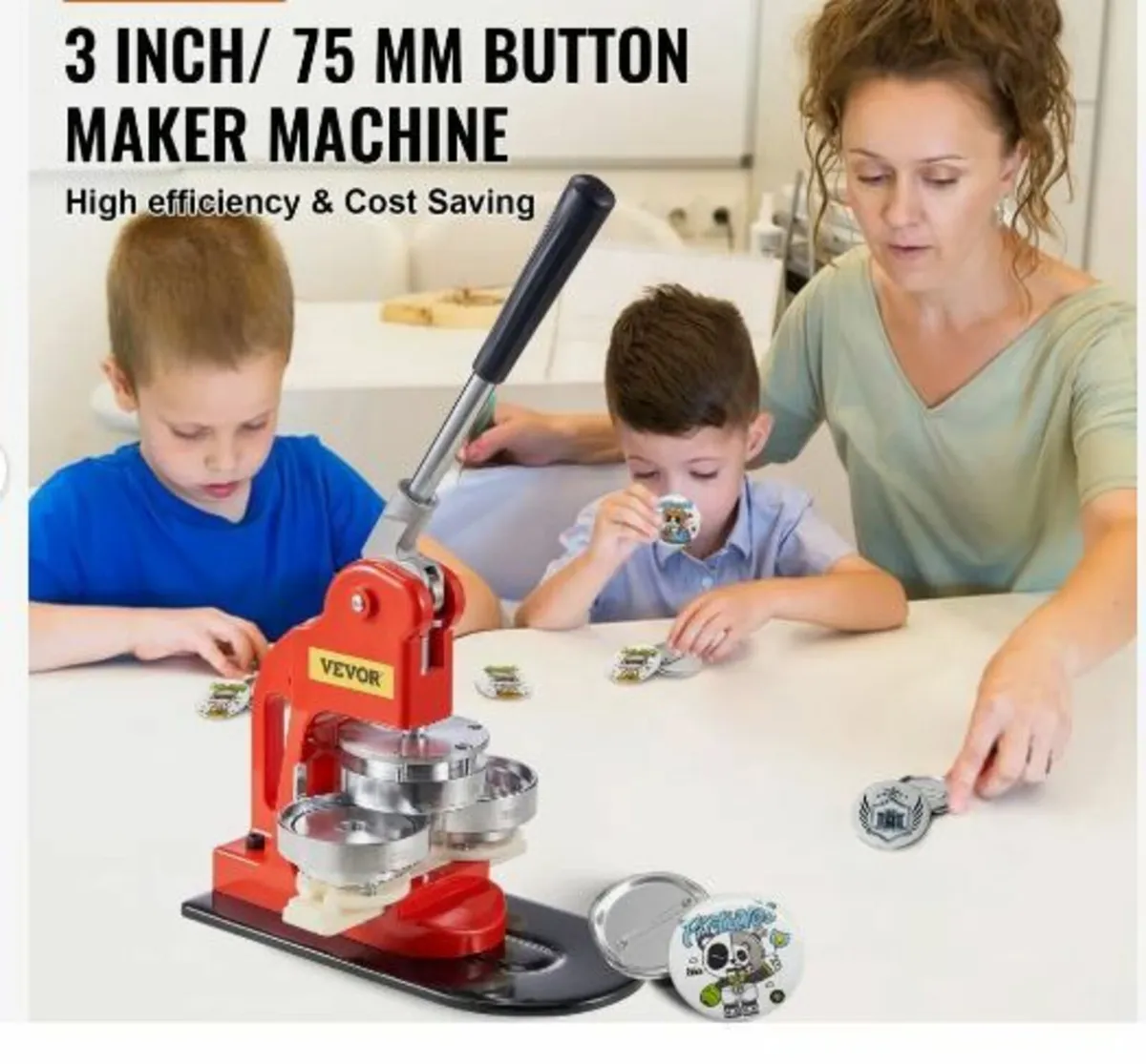 Button Maker Machine, 75 mm (3 inch) - Image 3