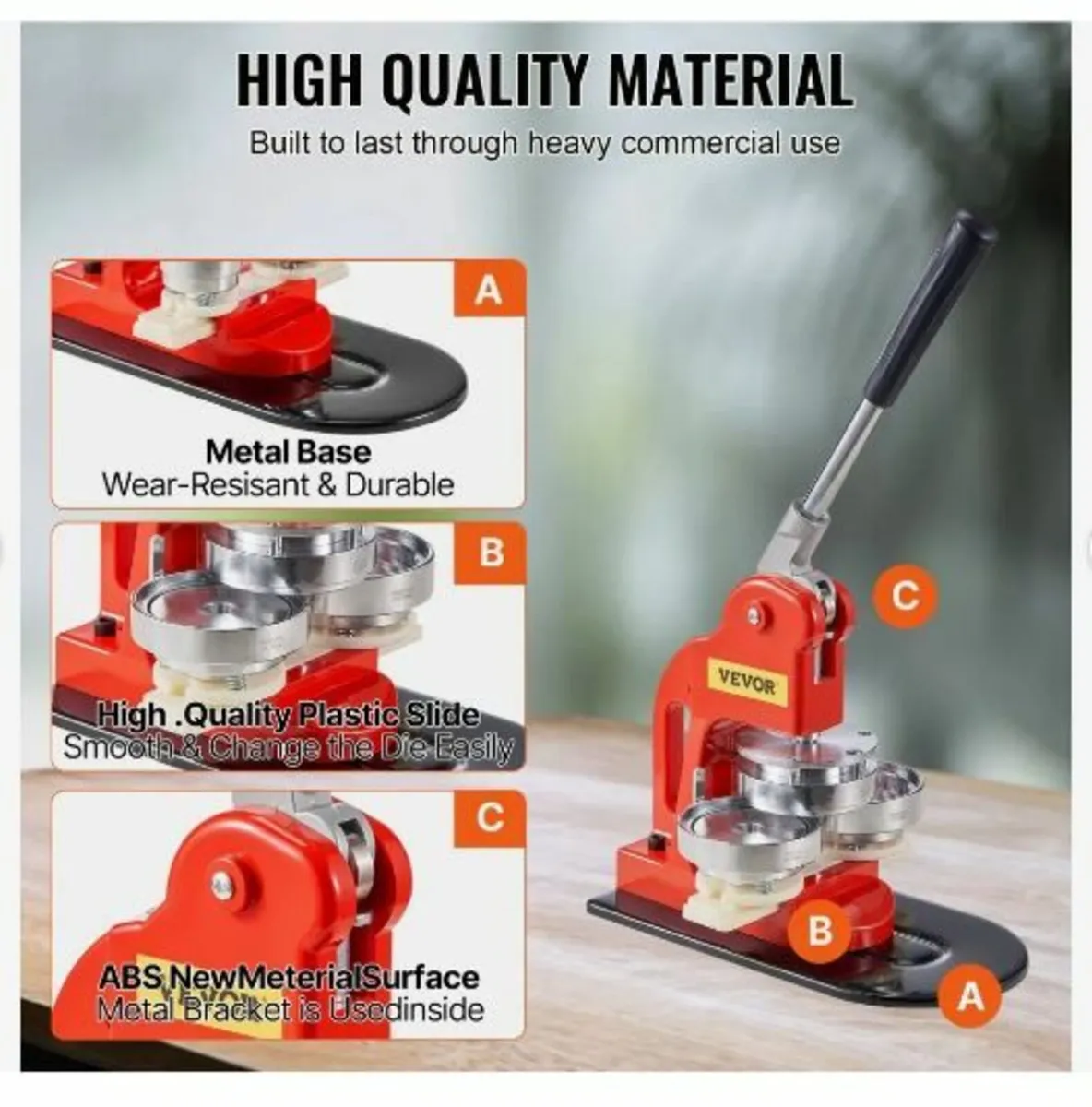 Button Maker Machine, 75 mm (3 inch) - Image 4