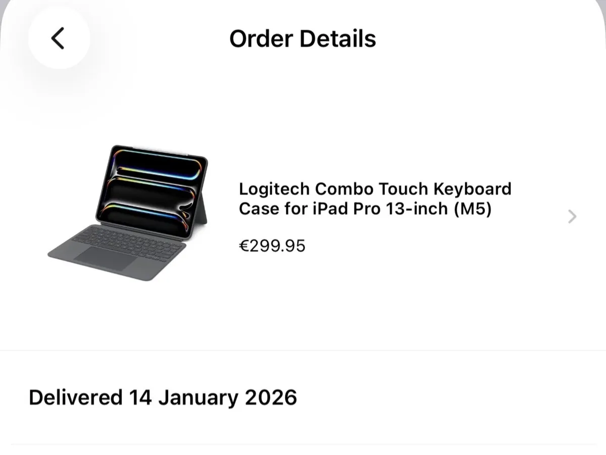 Logitech Combo touch Ipad pro 13" M4/M5 - Image 1