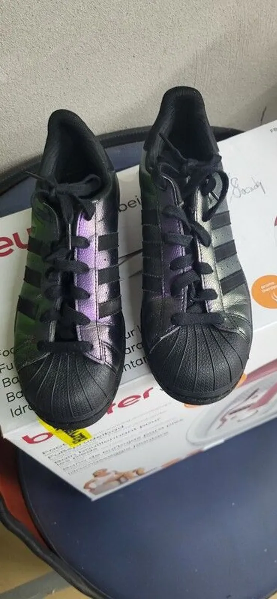 Adidas Superstar J Galactic Trainers EU 38 - Image 3