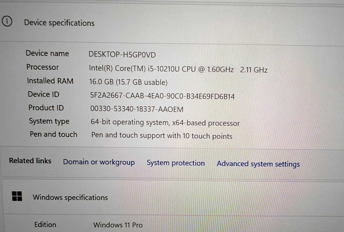 DELL Latitude 5310 2-in-1 360 Rotated Touchscreen - Image 4