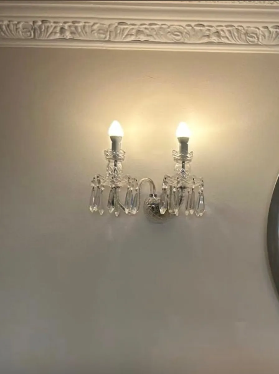 Handmade Waterford crystal chandelier. - Image 2