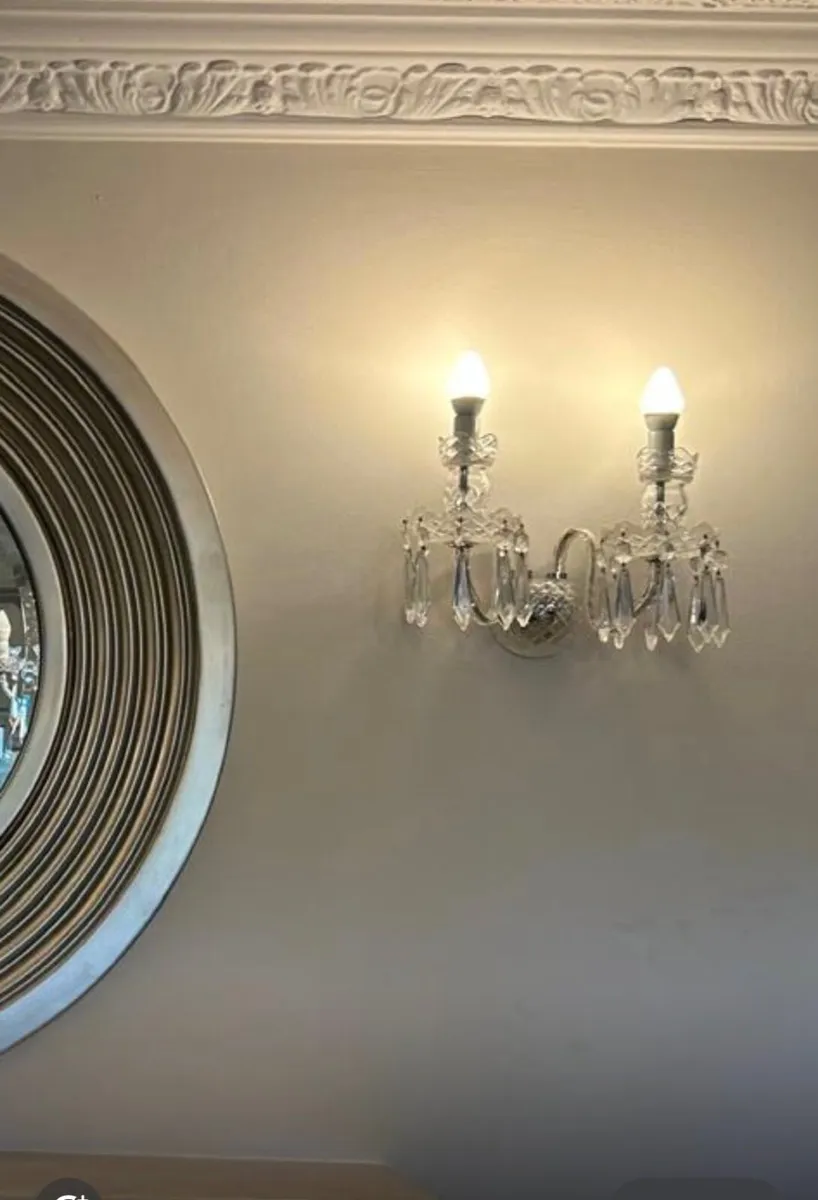 Handmade Waterford crystal chandelier. - Image 3