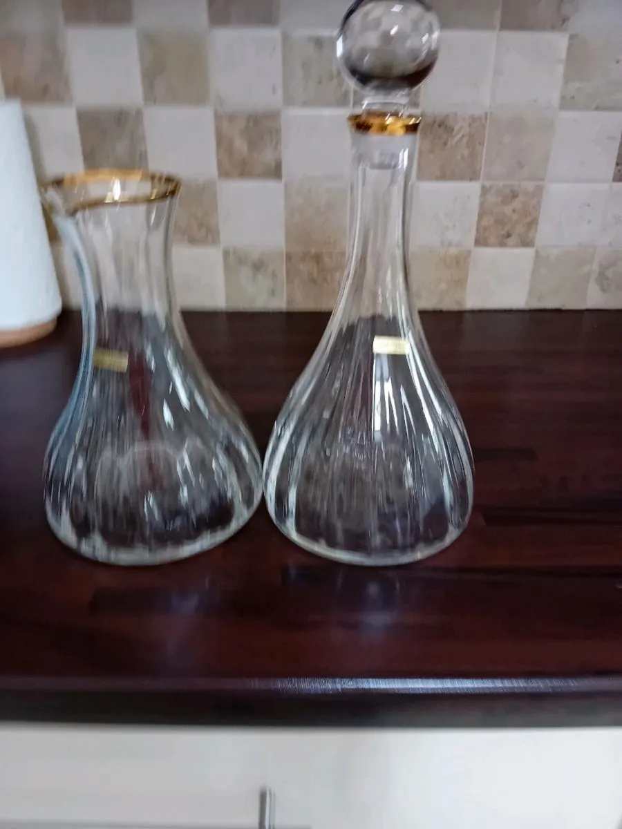 WINE CARAFES.  X.  2.  BOXED - Image 1