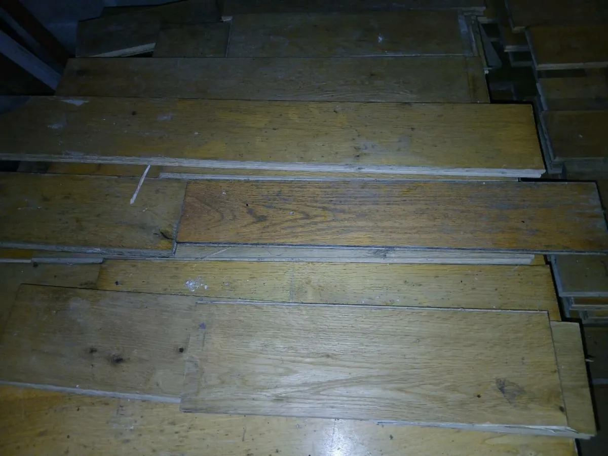 Reclaimed  quality   solid  oak  flooring - Image 2