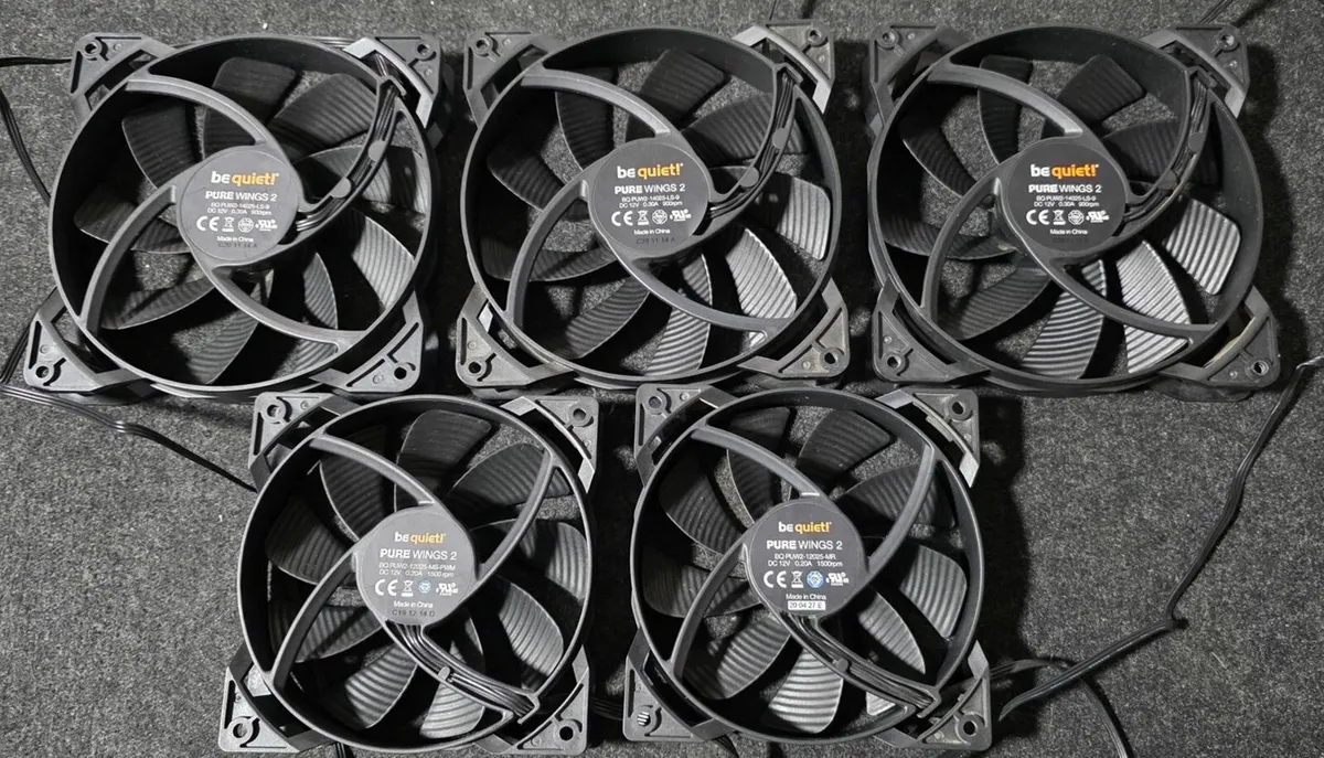 SET 5 x BeQuiet PC Case FANs - Image 2