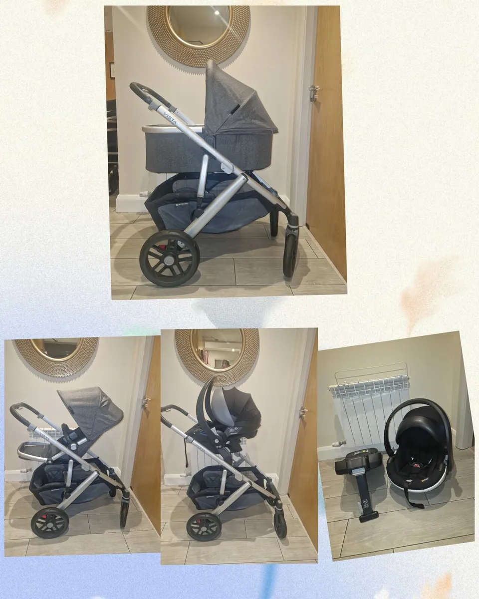 Uppababy vista V2 , car seat isofix based included - Image 1