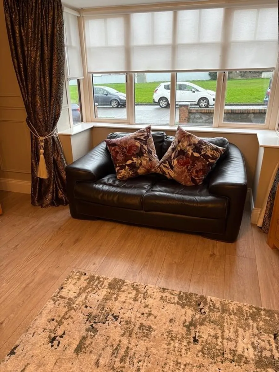 Incanto - Leather two seater and three seater sofas. - Image 1