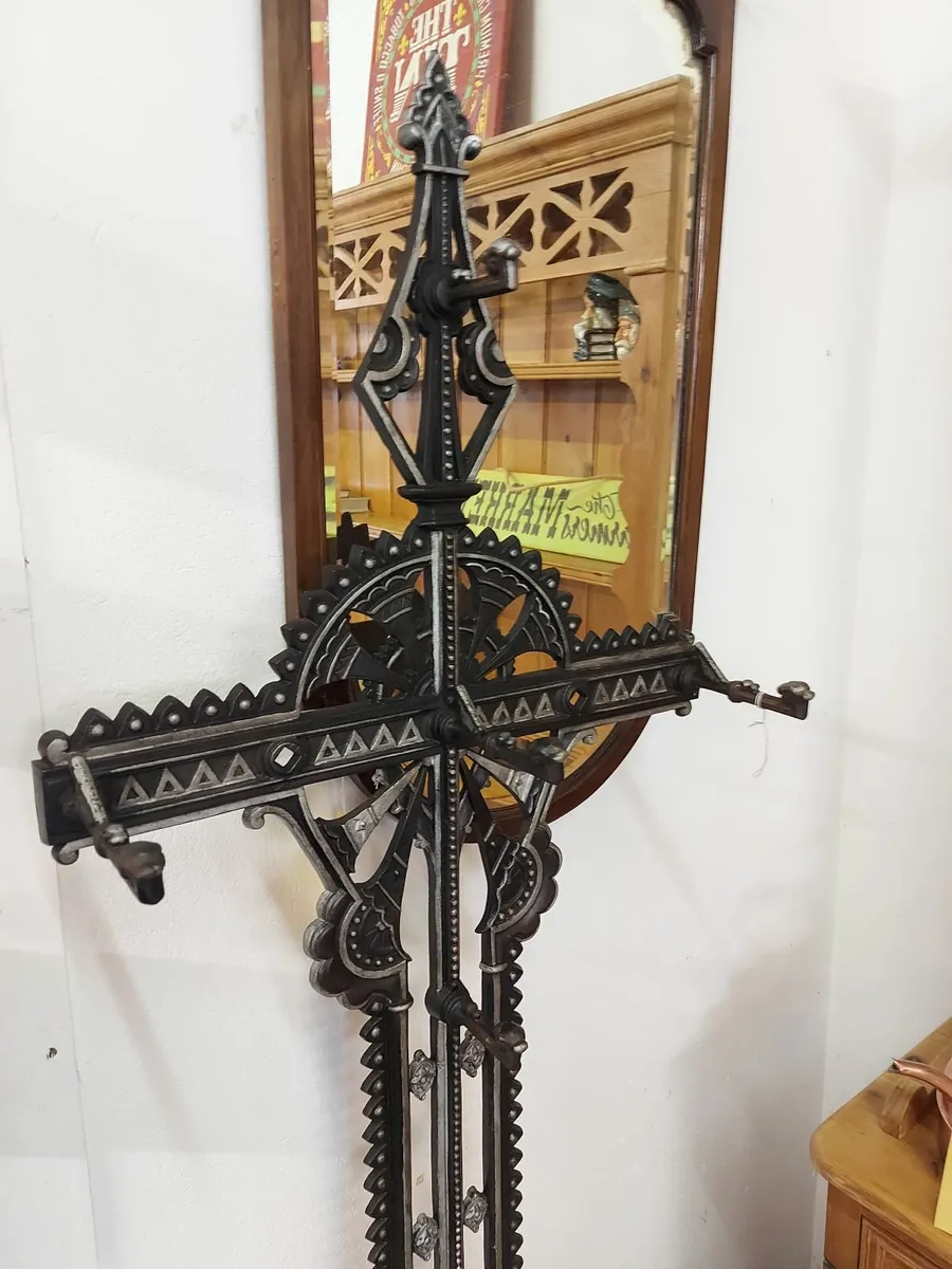 Christopher dresser cast iron hall stand - Image 2