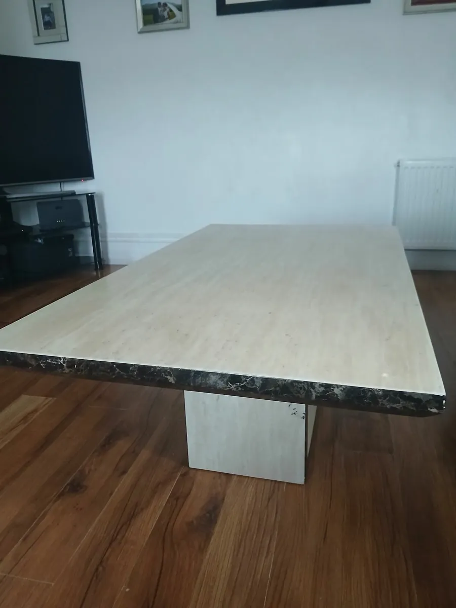 Marble coffee table - Image 1