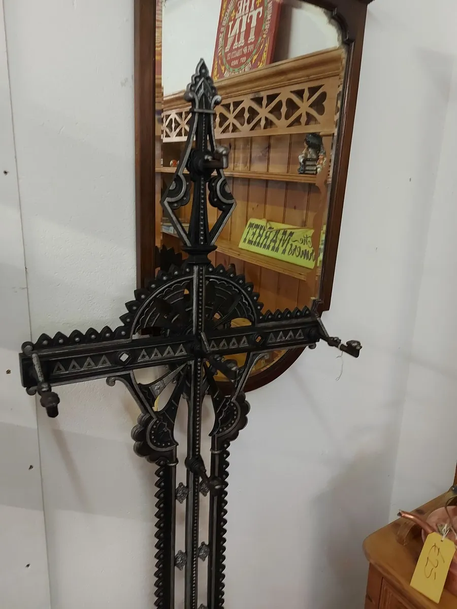 Christopher dresser cast iron hall stand - Image 3