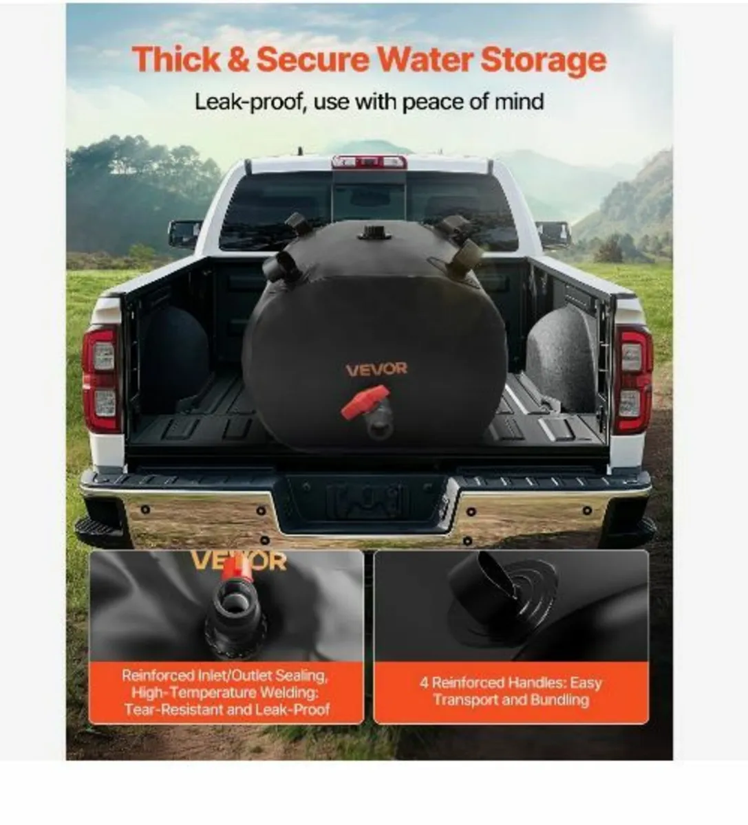 Water Storage Bladder, 113L Water Storage - Image 3