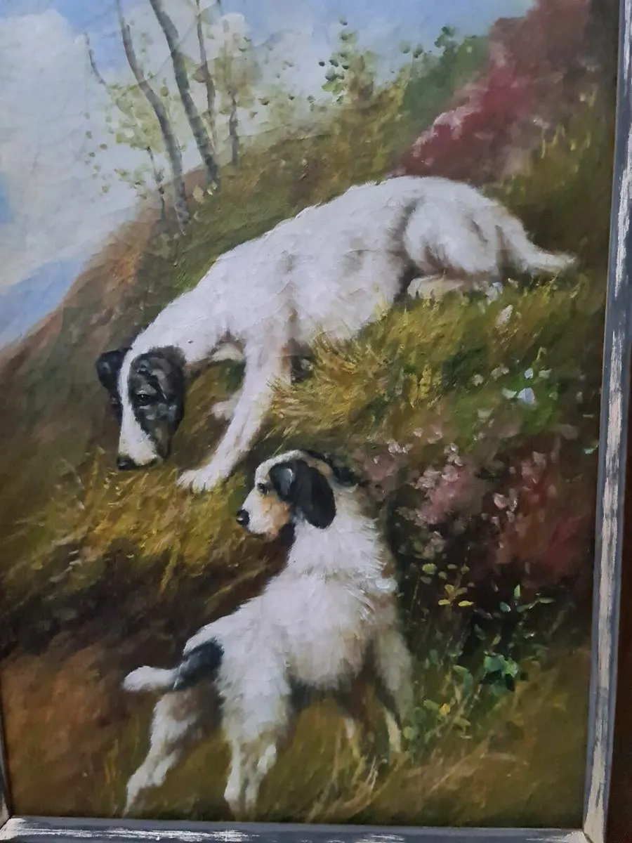 Vintage oil painting - Image 3