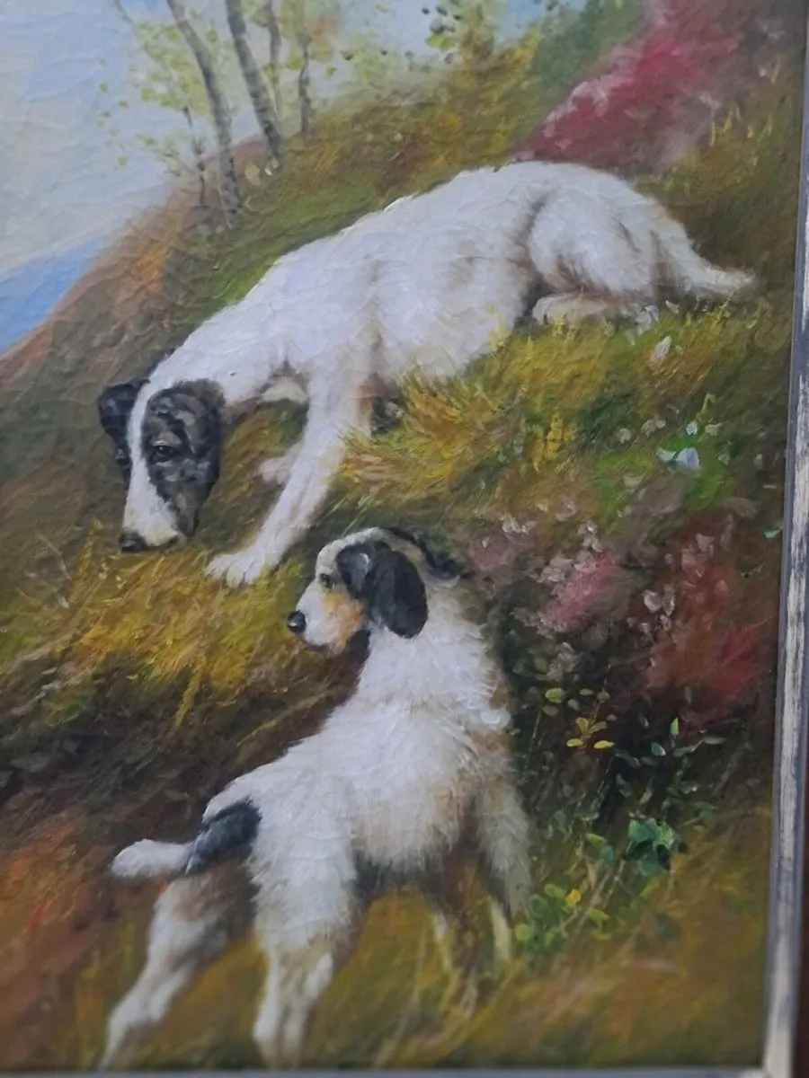 Vintage oil painting - Image 4