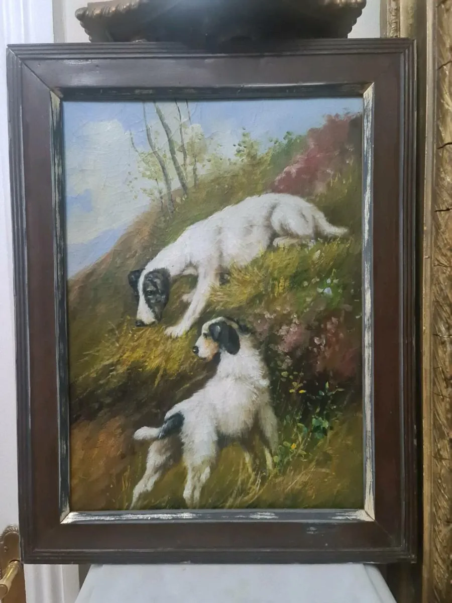 Vintage oil painting - Image 1