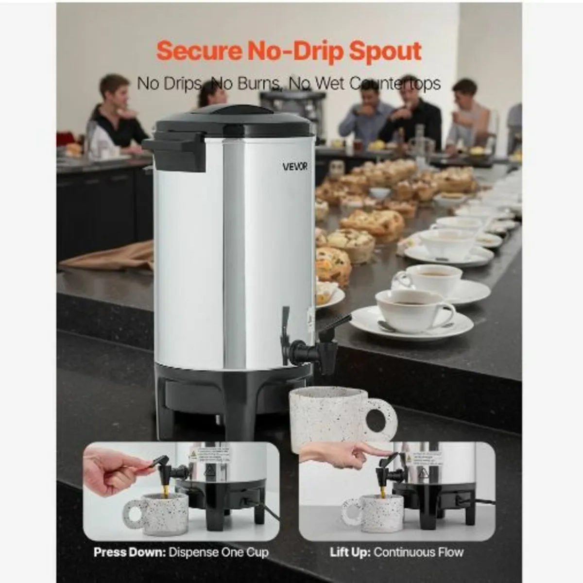 Commercial Coffee Urn, 30 Cup - Image 3