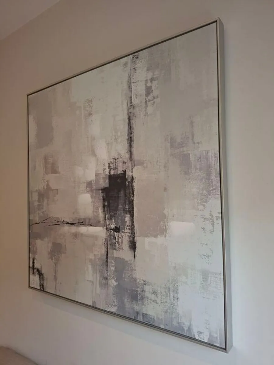 Large Framed Abstract Wall Art - Image 2