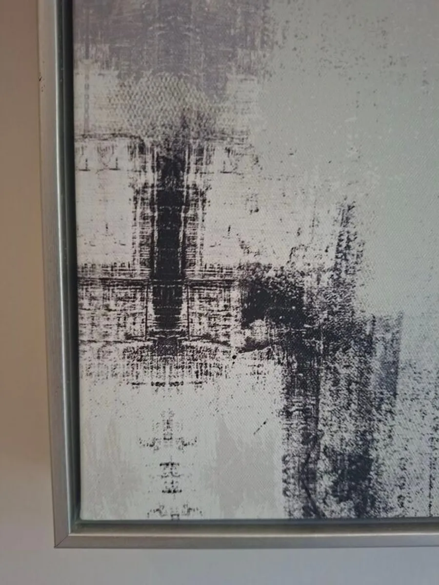 Large Framed Abstract Wall Art - Image 3