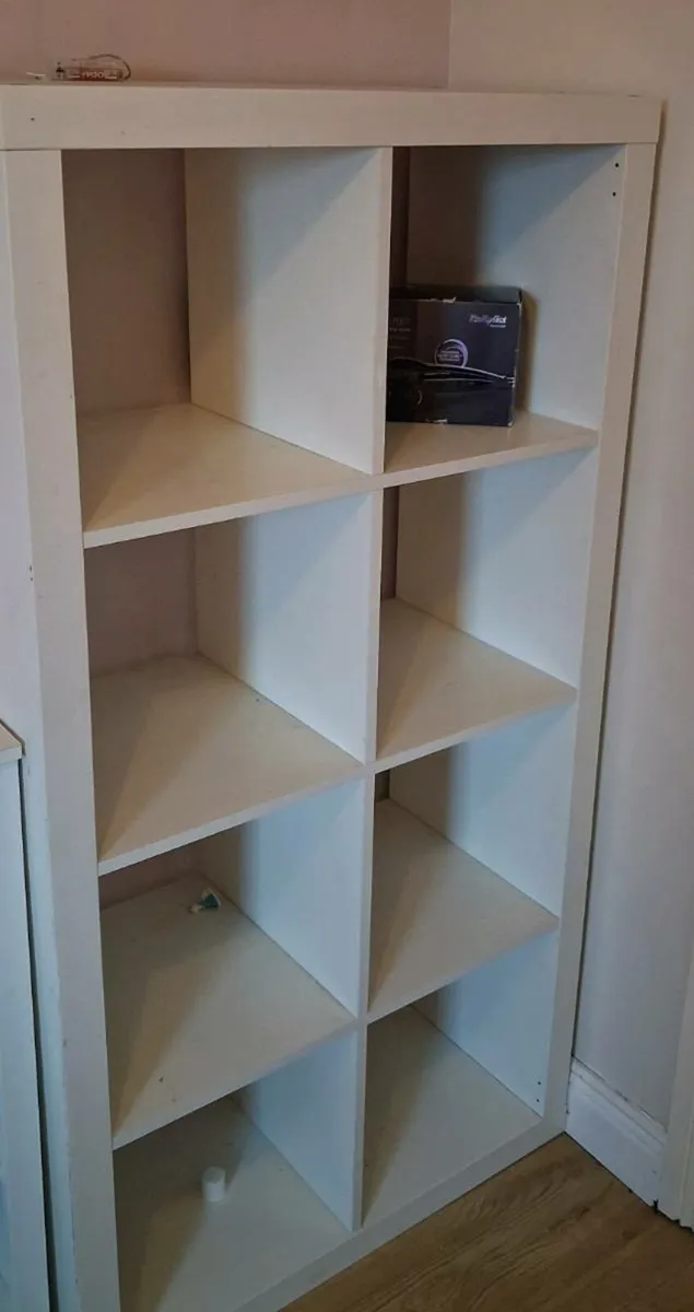 White Ikea Kallax Shelving Unit - Image 3
