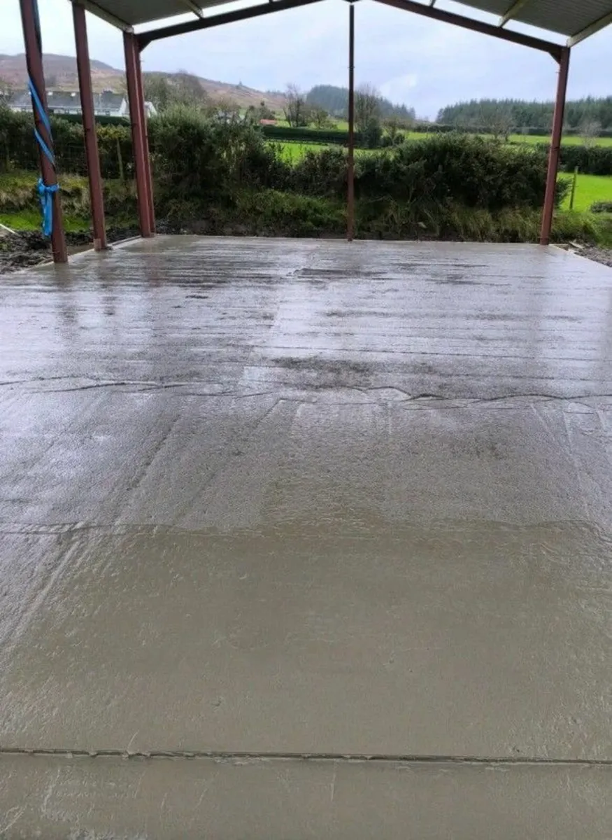 Concrete  layed and supply