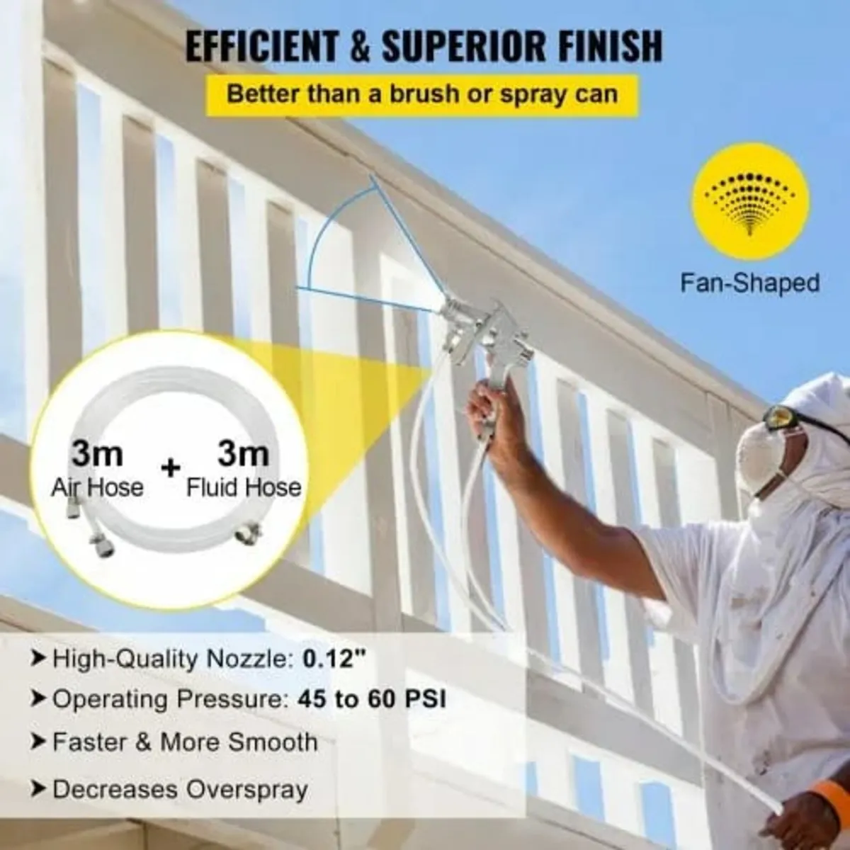 Commercial Paint Pressure Tank 2.5 Gallons Pressur - Image 4