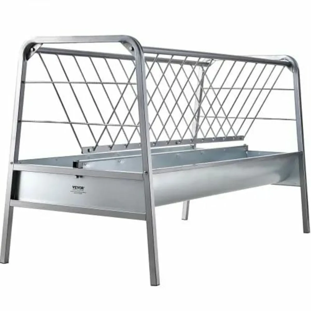 Livestock Hay Feeder, 2 in 1 Grain & Hay Feeder, 8 - Image 1