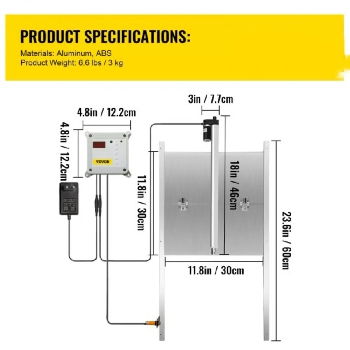 Automatic Chicken Coop Door, Timer and Light Senso - Image 3