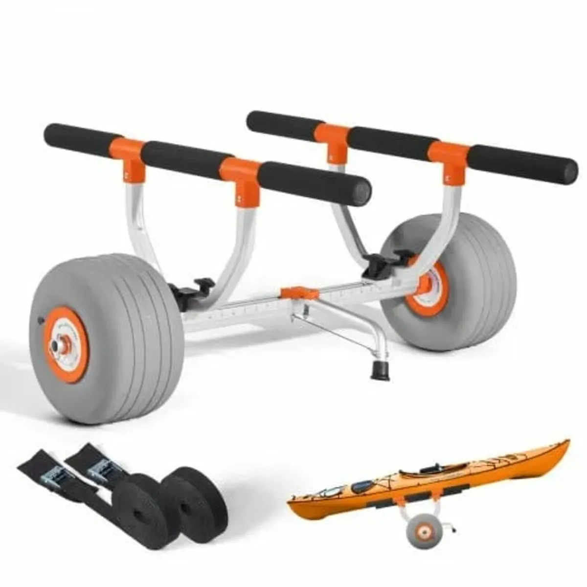 Kayak Cart, 158.8 kg Load Capacity, Kayak Trolley - Image 1