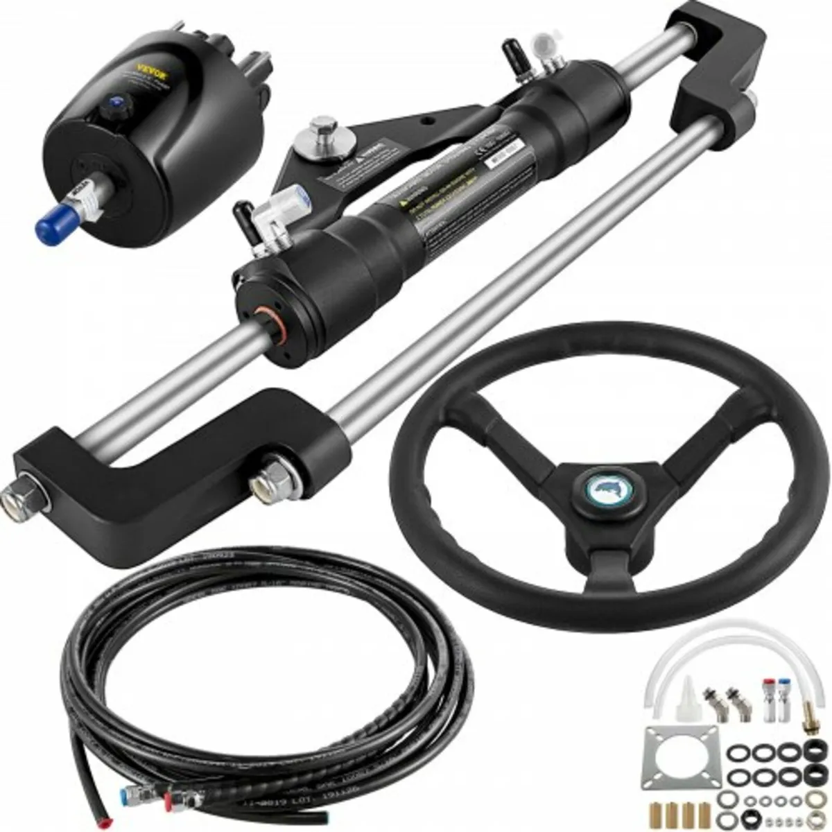 Hydraulic Boat Steering Kit, 300HP Hydraulic Steer - Image 1