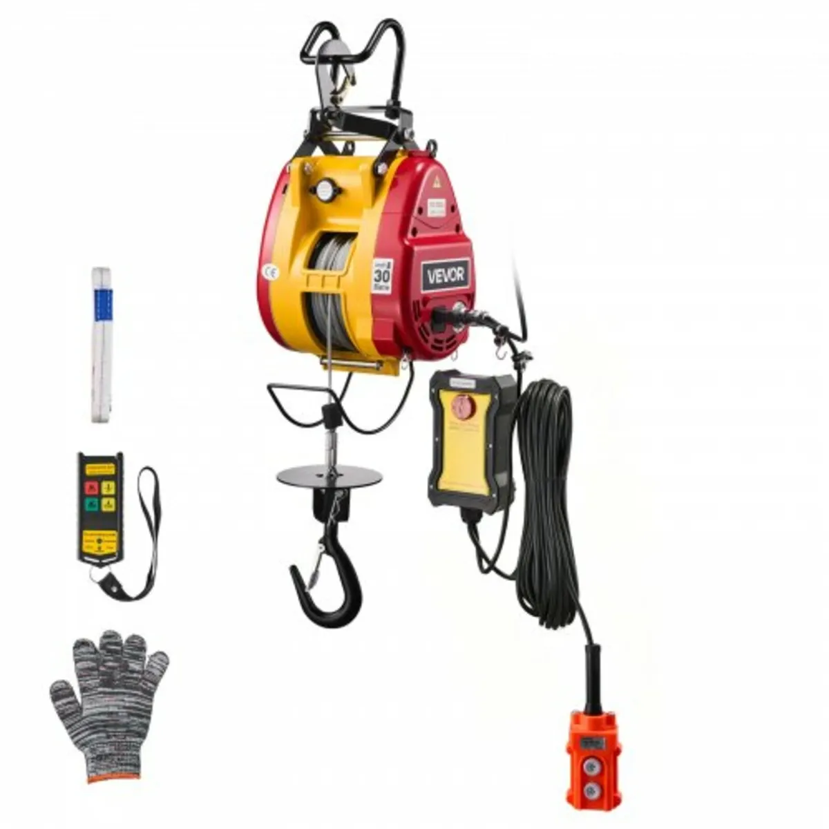 2-in-1 Electric Hoist Winch, 300 kg Capacity, 1500 - Image 1