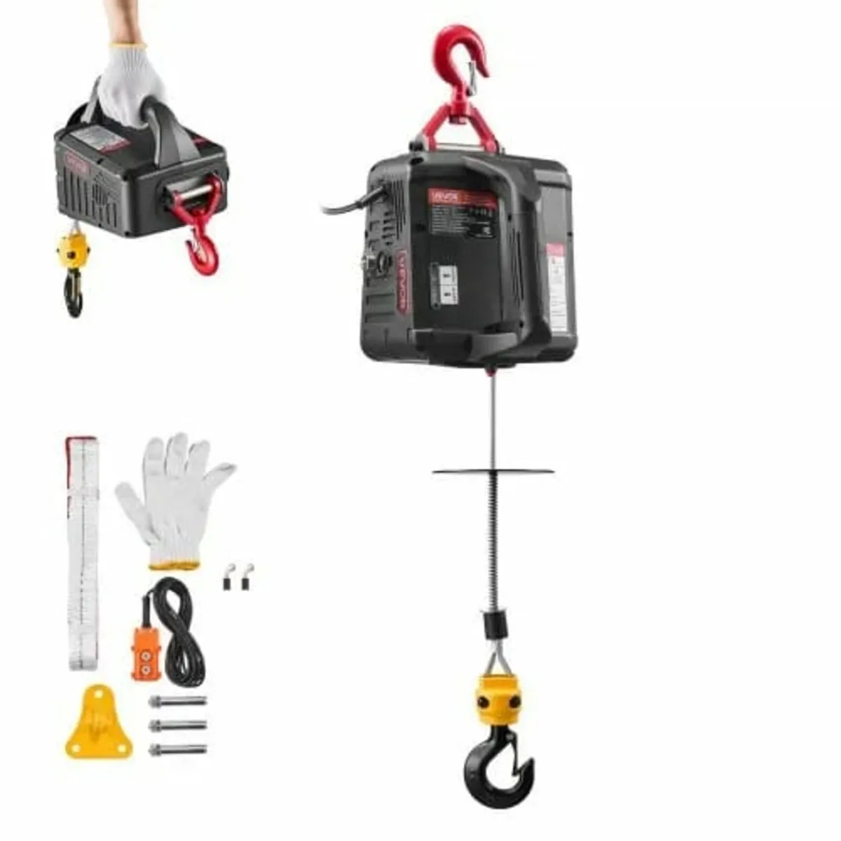 2-in-1 Electric Hoist Winch, 500 kg Capacity, 1500 - Image 1