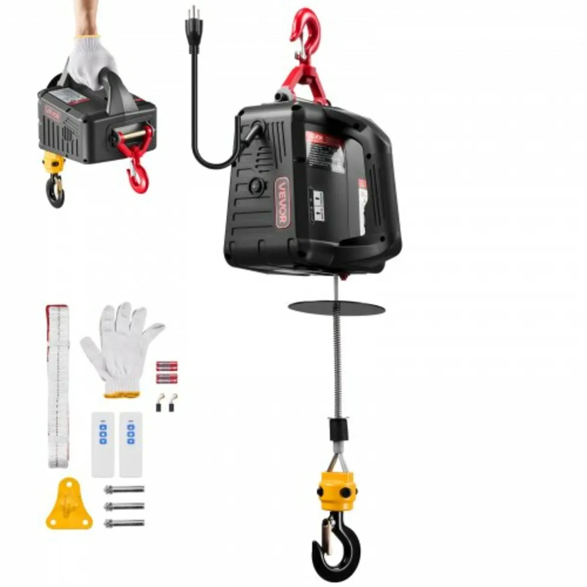 2-in-1 Electric Hoist Winch, 500 kg Capacity, 1500 - Image 1