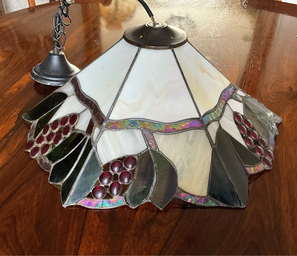 Large TIFFANY Style 18 inch Ceiling Pendant Light - Image 3