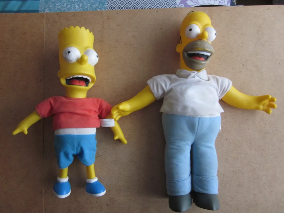 The Simpsons Homer & Bart Interactive Talking Figs - Image 1