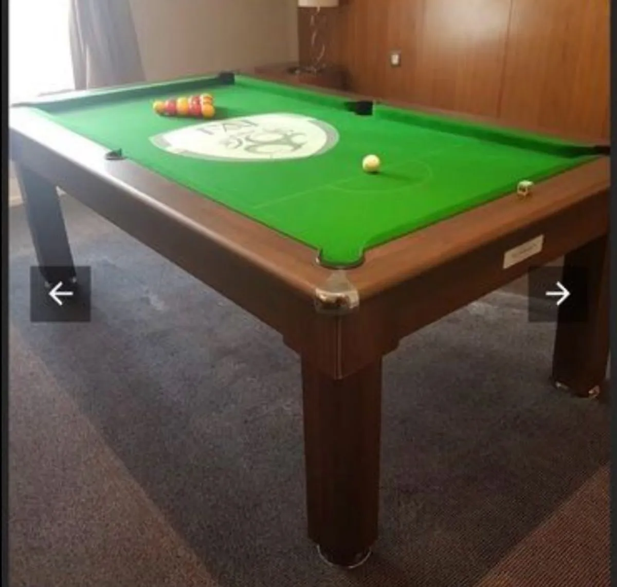 Table & Chairs ( pool Table ) 7 ft - Image 1